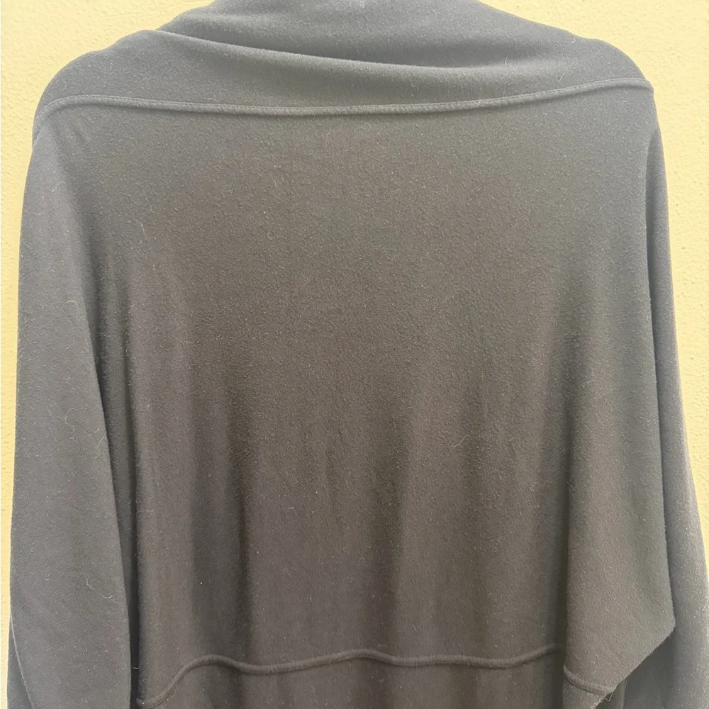 Athleta Ethereal Cocoon Wrap Sweater Black Cardigan Size XXSmall/XSmall